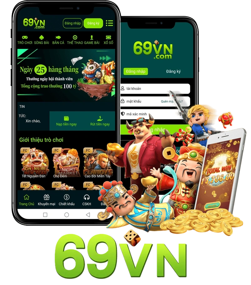 Dịch vụ ứng dụng 69Vn trên thiết bị di động